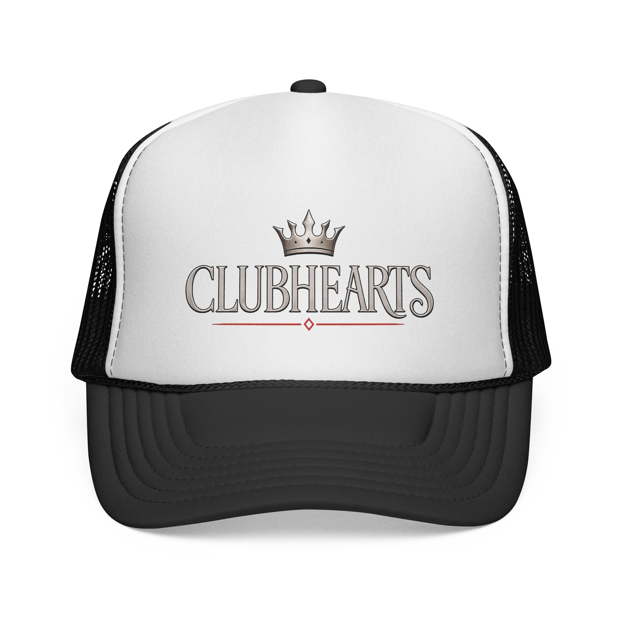 ClubHearts Trucker Cap — Vintage Crown Logo Mesh Hat