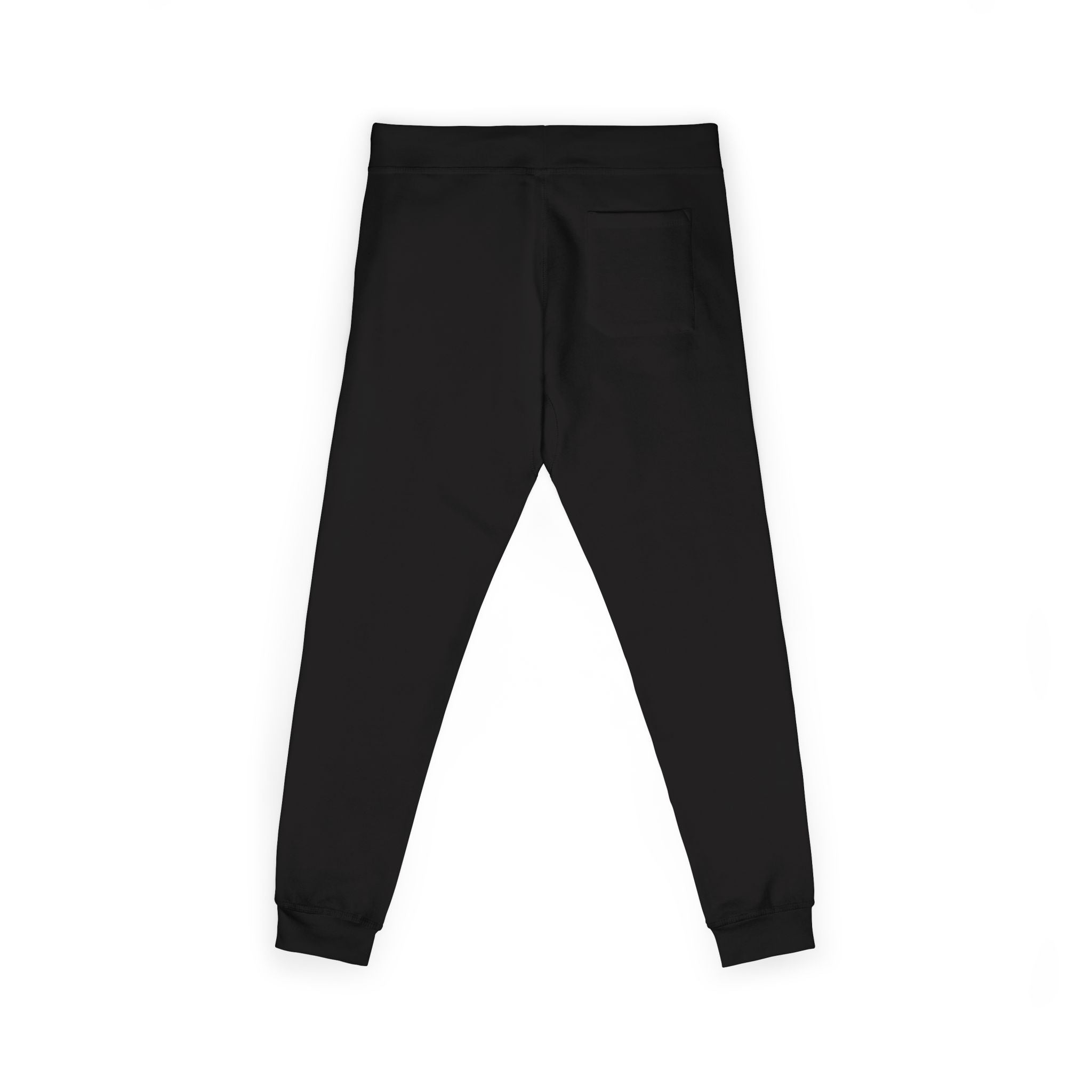 Embroidered Fleece Sweatpants — Cozy Everyday Joggers with Subtle Pocket Patch