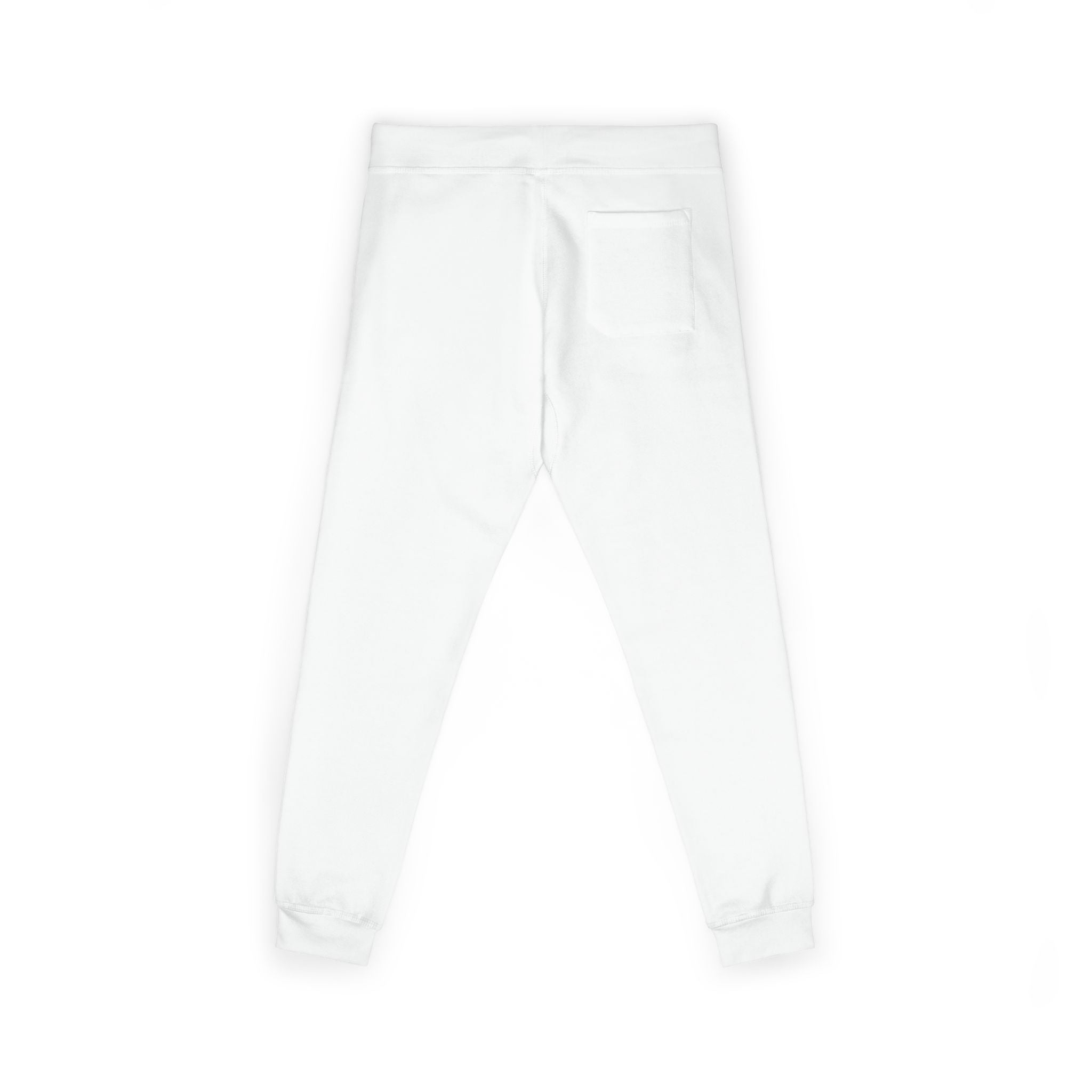 Embroidered Fleece Sweatpants — Cozy Everyday Joggers with Subtle Pocket Patch