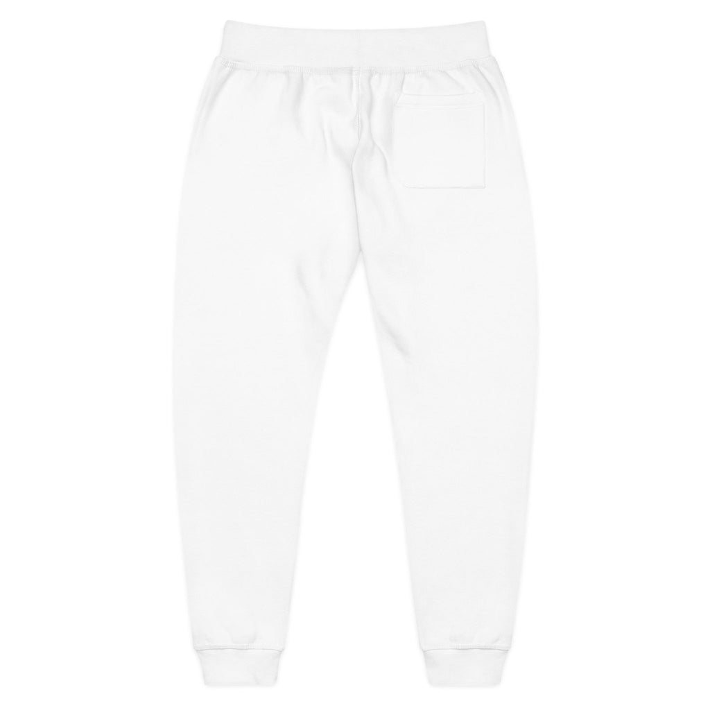 Embroidered Fleece Sweatpants — Cozy Everyday Joggers with Subtle Pocket Patch
